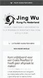 Mobile Screenshot of jingwu.nl